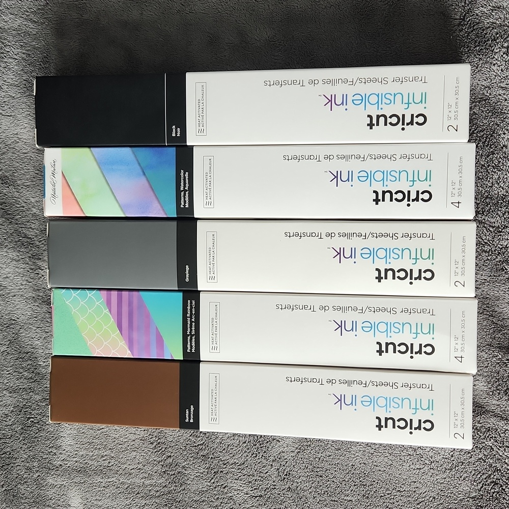 Cricut Infusible ink sheets